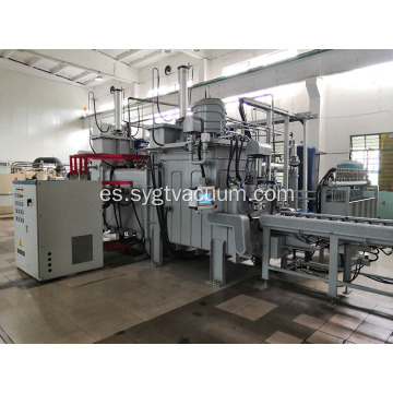 Guía de rodillos riel de sinterización de vacío de tres cámaras